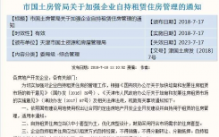 热点城市对企业自持住房的监管亦渐趋规范