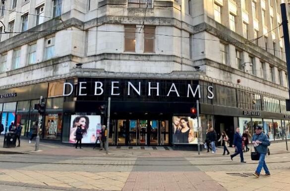 Debenhams商店倒闭给1200个工作带来了风险