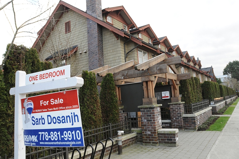 卑诗省的平均房屋销售价格比去年同期上涨了12％