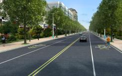 江北的浦滨路道路及景观提升项目正式启动