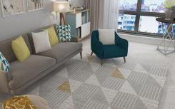 最佳的客厅地毯尺寸是：地毯的长度和宽度超过最长沙发的长度和宽度