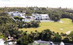 老虎伍兹7300万美元的岛屿豪宅内部带有30米的游泳池