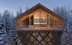 彼得皮克勒展示奥地利豪华木树套房的视觉效果