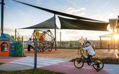 Helensvale的新游乐场配有互动自行车道