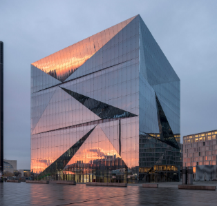 3XN在柏林市中心展示了立方体形状的办公大楼