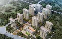 兰东安置区建设进展顺利 已有5栋楼座完成主体封顶