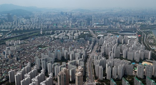 政府管制前的首尔公寓市场没有商品房
