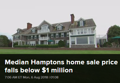 随着谨慎蔓延至富人 汉普顿的房地产销售放缓