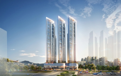 韩国现代建设、束草海洋眺望享受的、hillstate束草central即将出售