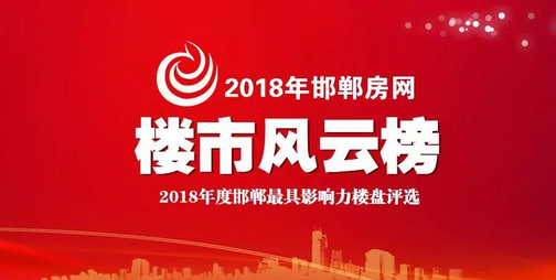 2018年邯郸房网楼市风云榜评选活动开始