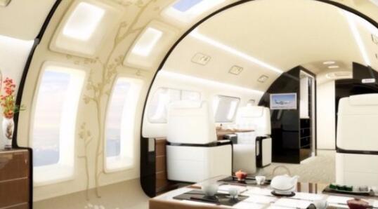 巴西航空工业公司为您的英里高办公室设计带天窗的新飞机