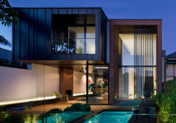 马特吉布森在墨尔本的维多利亚式住宅中添加了现代主义风格的扩建