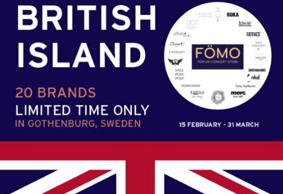 瑞典的FÖMO商店涌现20个英国品牌