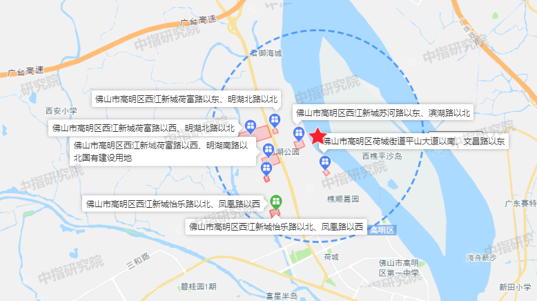 佛山市1宗综合用地出让总出让面积34416.59㎡