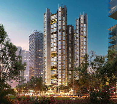 FosterPartners揭露中国共同居住公寓楼的视觉效果