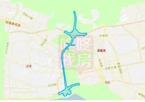 深圳市发布侨城东路北延通道工程项目位于基本生态控制线内的公示
