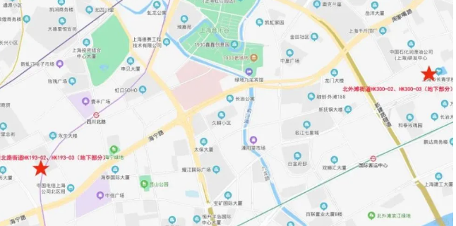 上海土地市场北外滩板块挂牌两幅地块打包一起出让