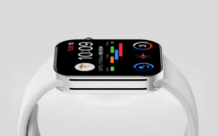 APPLE WATCH SERIES 7 CAD渲染图显示纤细的边框