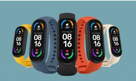 小米现已将小米智能手环6推向市场