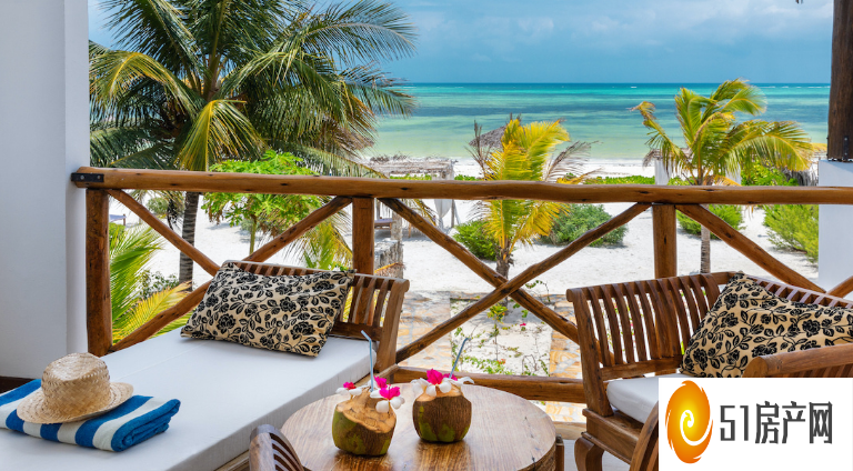 美国各地区度假屋的前5名