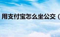 用支付宝怎么坐公交（用支付宝怎么坐公交）