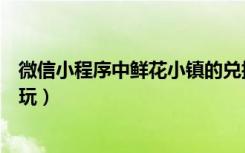 微信小程序中鲜花小镇的兑换码（微信小程序鲜花小镇怎么玩）