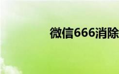 微信666消除了如何打高分