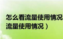 怎么看流量使用情况华为畅享9plus（怎么看流量使用情况）