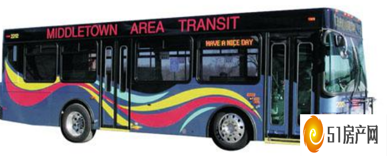 米德尔敦地区交通团队合作提供免费学生巴士