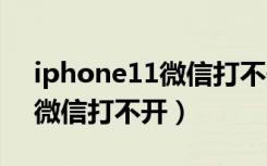 iphone11微信打不开pdf文件（iphone11微信打不开）