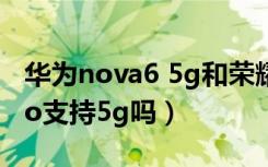 华为nova6 5g和荣耀20pro（华为荣耀20pro支持5g吗）
