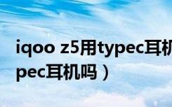 iqoo z5用typec耳机怎样设置（iqoo支持typec耳机吗）