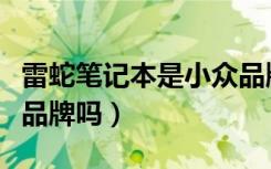 雷蛇笔记本是小众品牌吗（雷蛇笔记本是一线品牌吗）