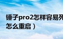 锤子pro2怎样容易死机（锤子pro2手机死机怎么重启）