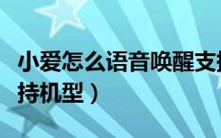 小爱怎么语音唤醒支持机型（小爱语音唤醒支持机型）