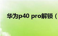 华为p40 pro解锁（p40 pro pro 区别）