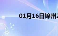 01月16日锦州24小时天气预报