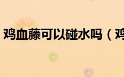 鸡血藤可以碰水吗（鸡血藤手镯可以碰水吗）