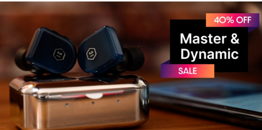 Master 和 Dynamic MW07 Plus 真无线耳机今天优惠 40%