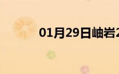 01月29日岫岩24小时天气预报