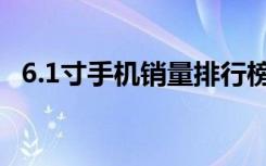 6.1寸手机销量排行榜（6.1寸手机有哪些）