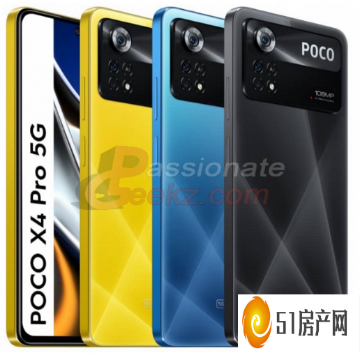 Poco X4 Pro 5G 在渲染中显示
