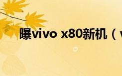 曝vivo x80新机（vivo x30上市时间）