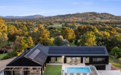 独特的建筑住宅在蓬勃发展的丛林城市中引人注目