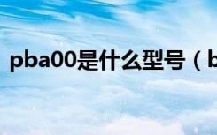 pba00是什么型号（bubal00a是什么型号）