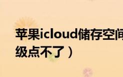 苹果icloud储存空间无法降级（储存空间降级点不了）