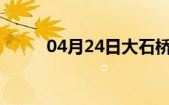 04月24日大石桥24小时天气预报