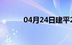 04月24日建平24小时天气预报