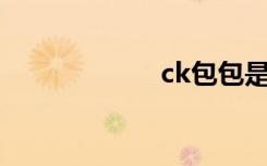 ck包包是什么档次