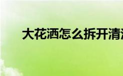大花洒怎么拆开清洁（大花洒实用吗）